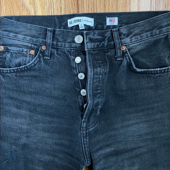 Re/Done High Rise Loose Jeans - Picture 3 of 5